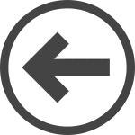 Arrow Circle Left O SVG Icon